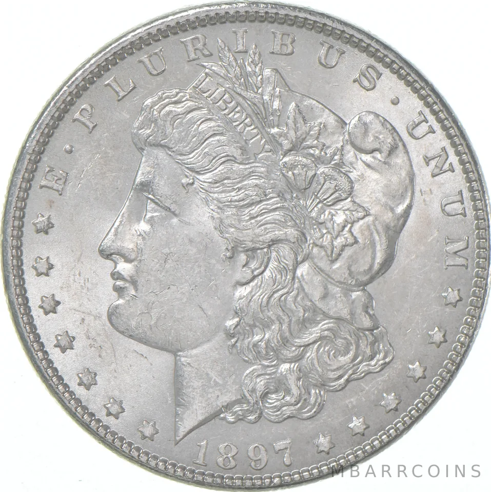 BU/Unc 1897 (P) Morgan Silver Dollar (1 coin)