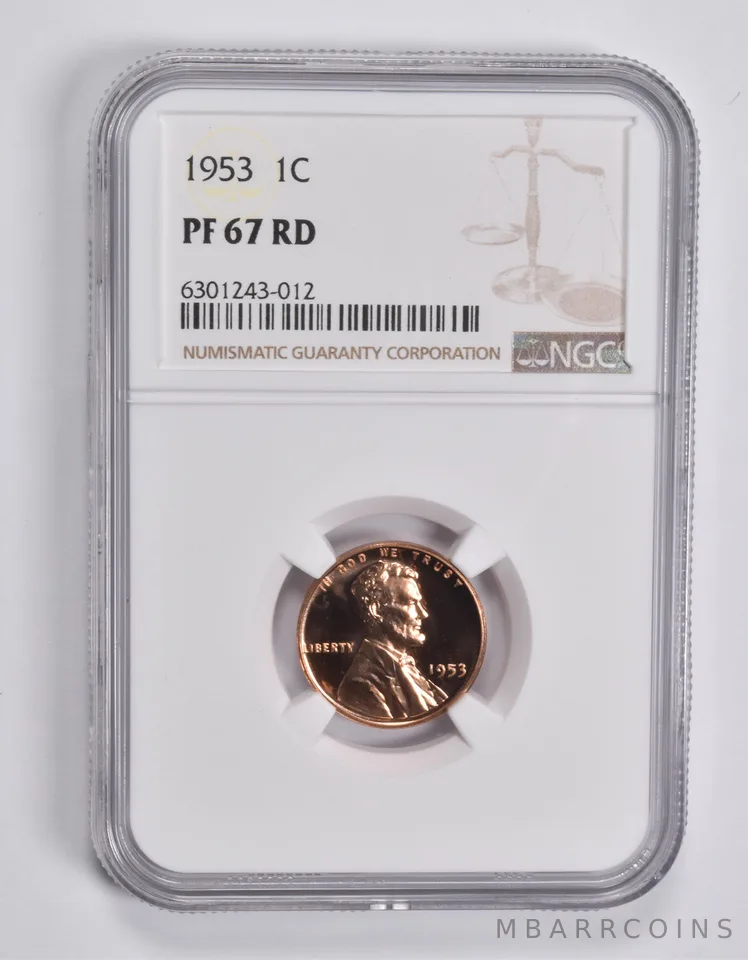 PF67 RD 1953 Lincoln Wheat Cent NGC *3569