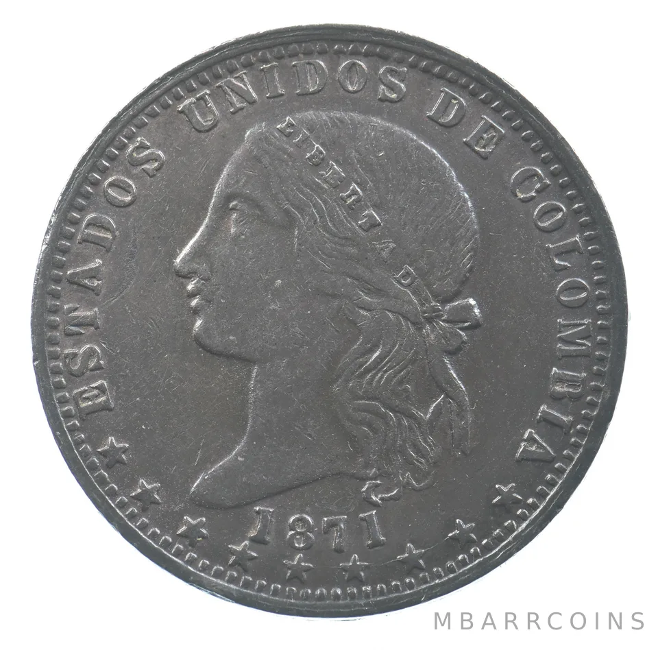 1871 Colombia Peso *0051