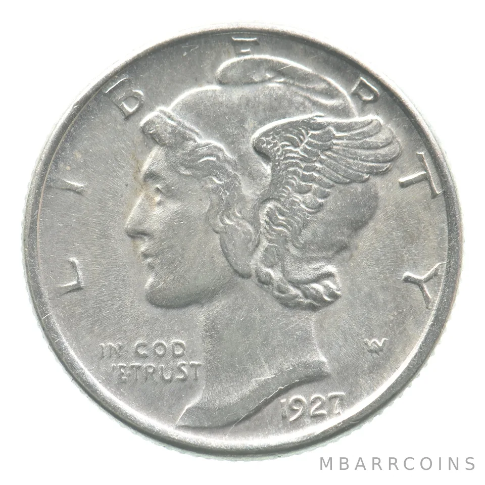 1927-D Mercury Dime *6843