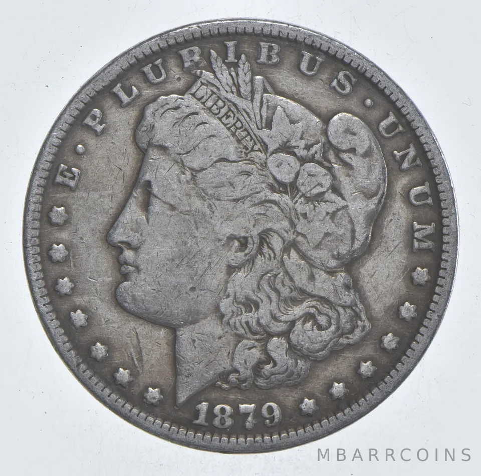 Early - 1879 Morgan Silver Dollar - 90% US Coin *111