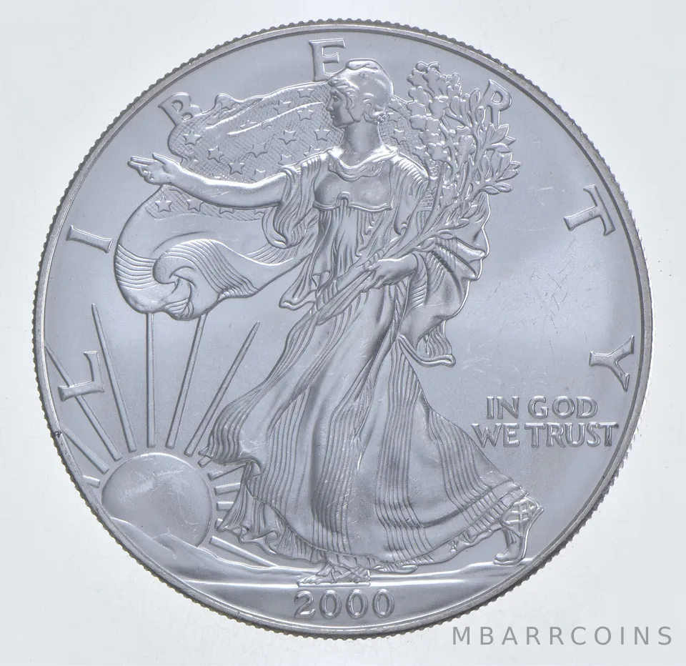 Better Date 2000 American Silver Eagle 1 Troy Oz .999 Fine Silver *359