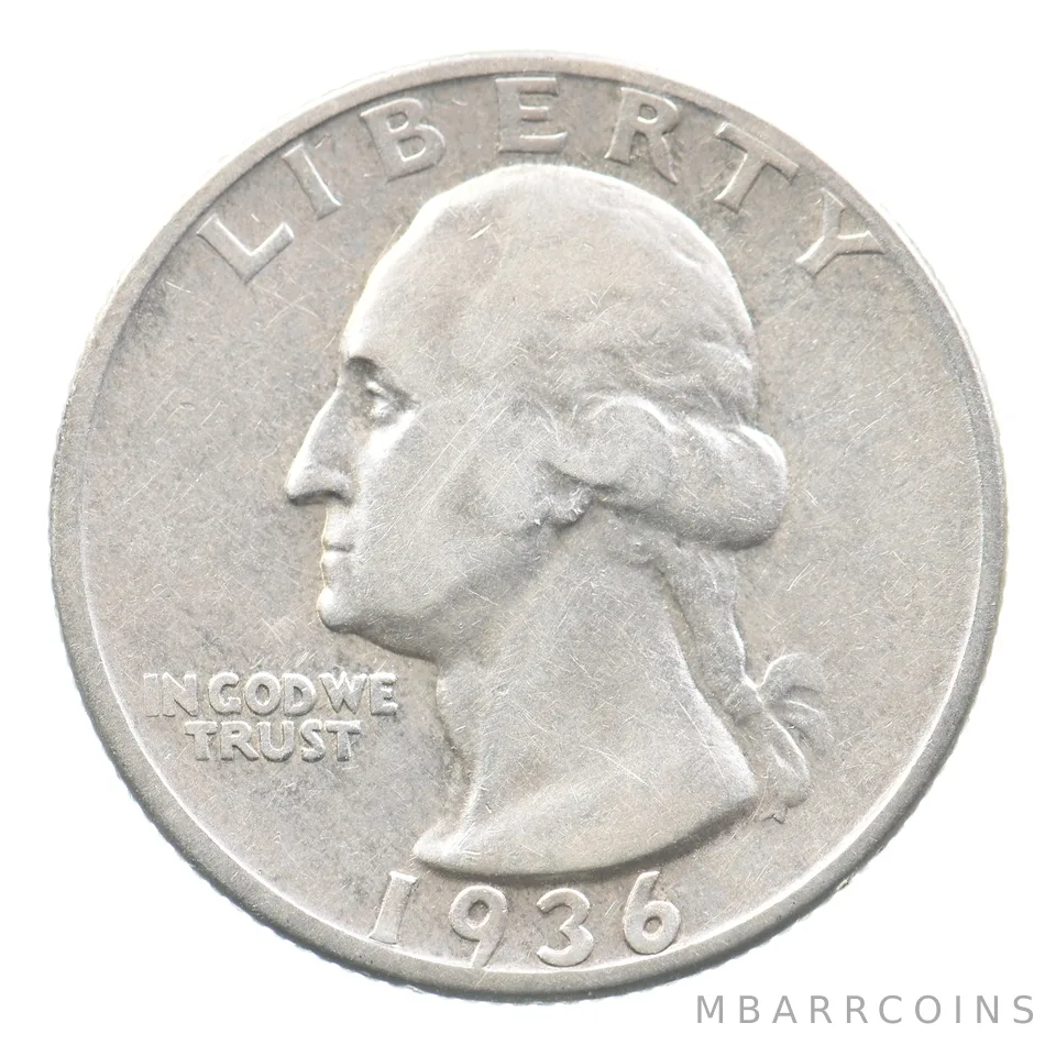 1936-D Washington Quarter a2771