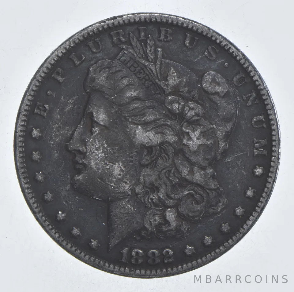 Early - 1882 Morgan Silver Dollar - 90% US Coin *130