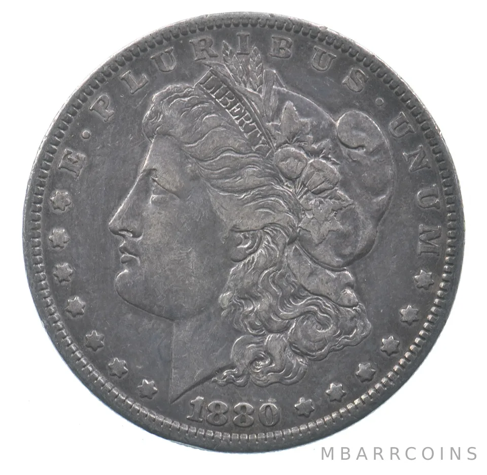 Early - 1880 Morgan Silver Dollar - 90% US Coin *975