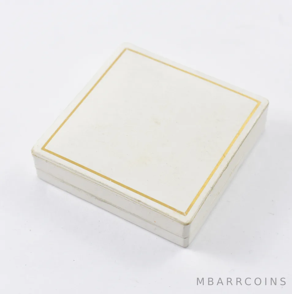 White Bank Holiday US $5/$2.50 Box 1920's Gold Coin Gift Presentation *5907