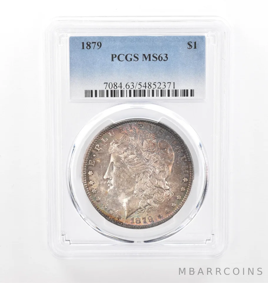 1879 Morgan Silver Dollar MS63 PCGS Beautiful Tone *2075