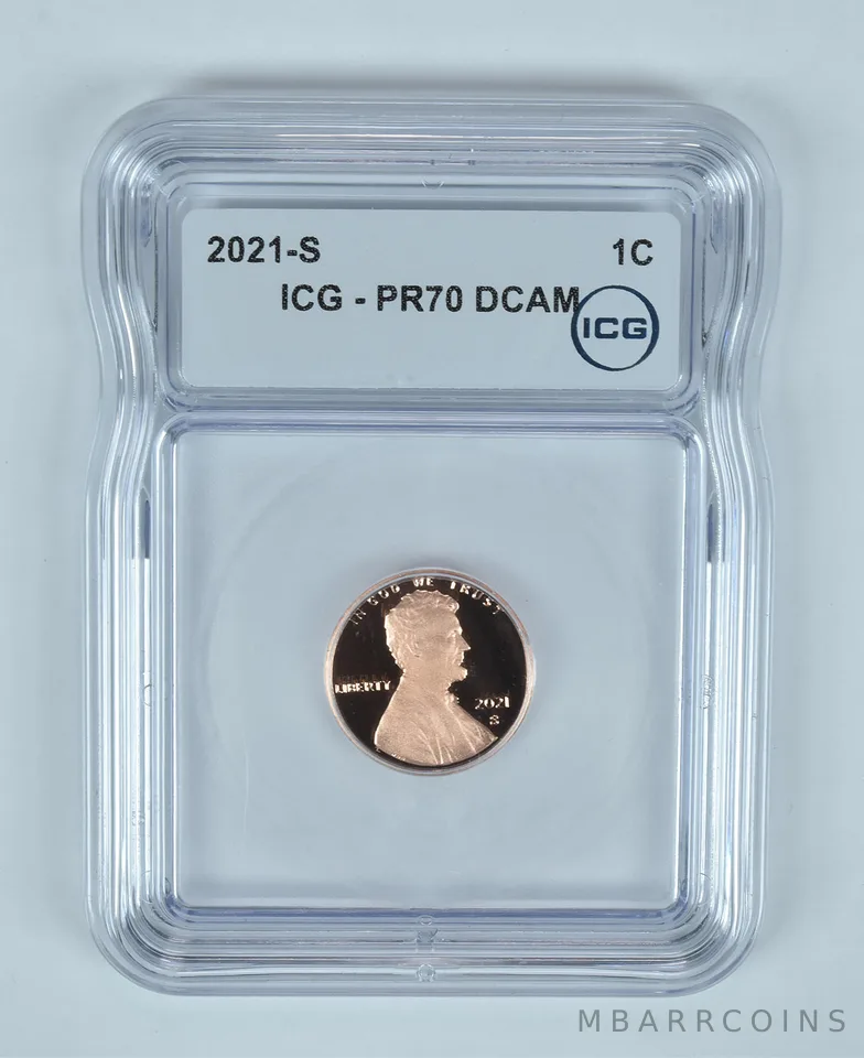 2021-S Lincoln Shield Cent PR70 DCAM ICG