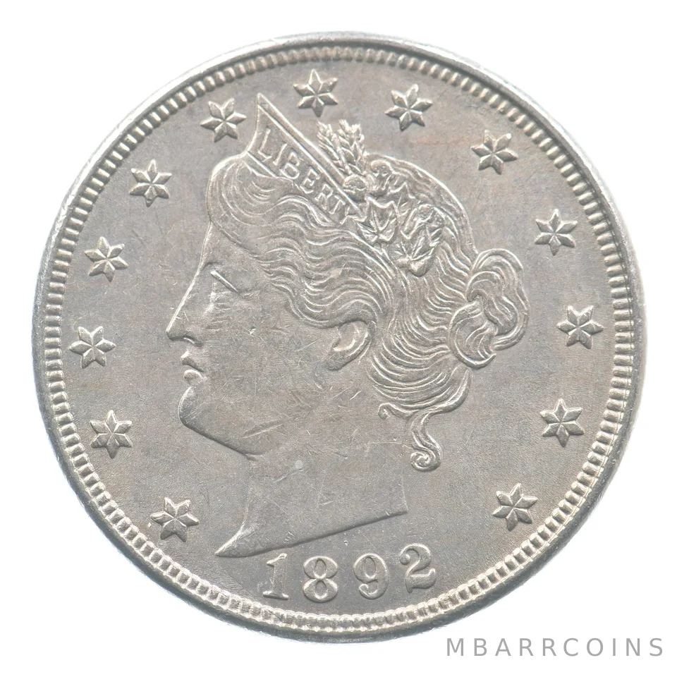1892 Liberty V Nickel *2079