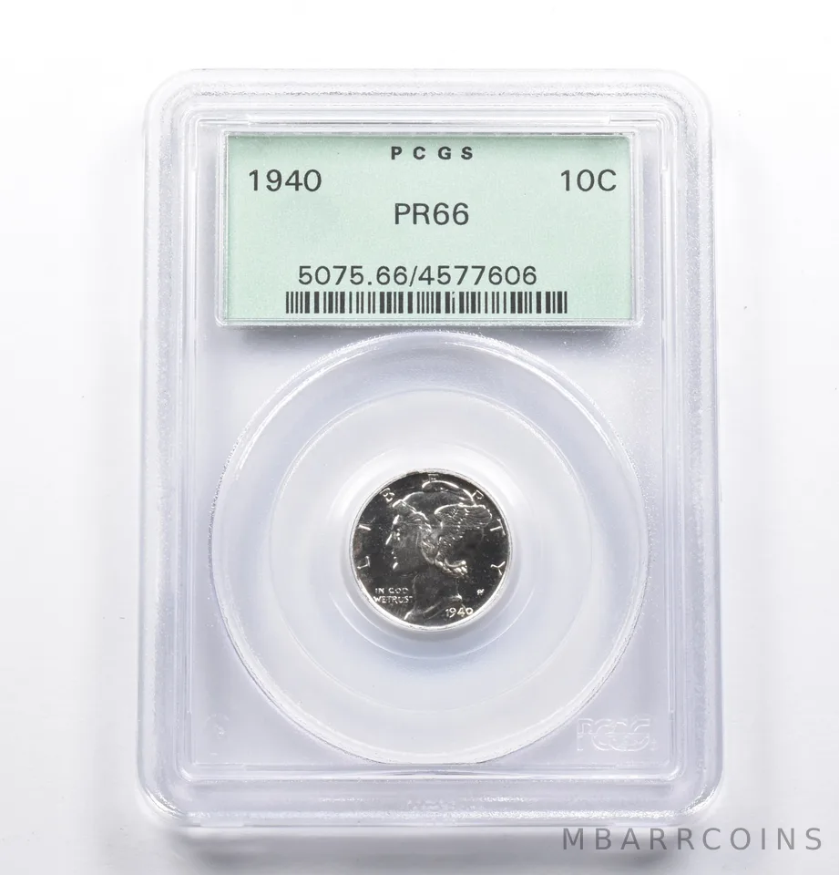 PR66 1940 Mercury Dime OGH PCGS Upgrade? *1115