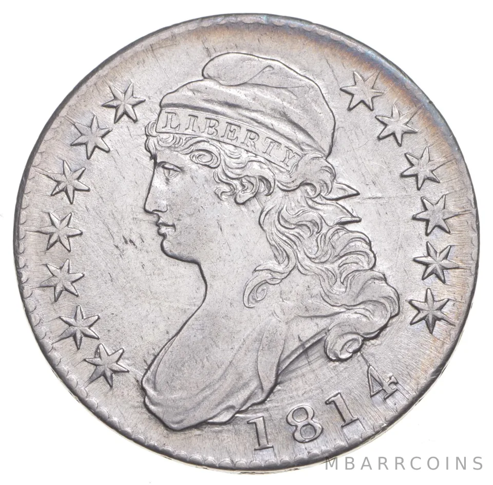 1814 Capped Bust Half Dollar a2116