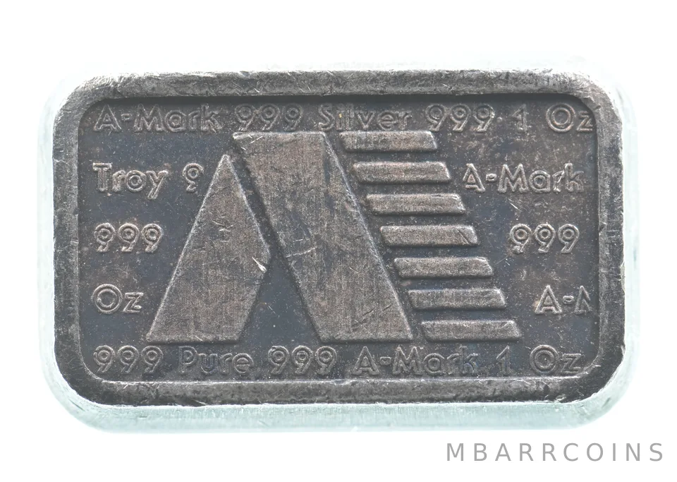 1 Troy Oz Silver Bar A Mark *4213