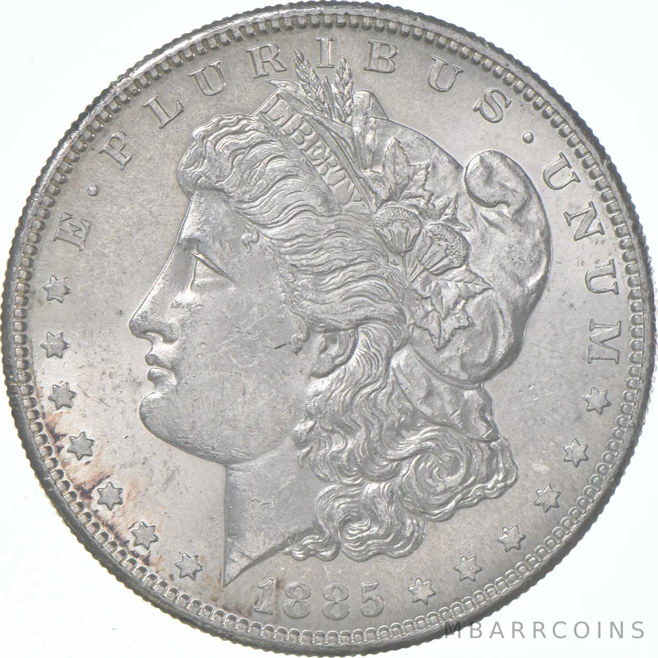 BU/Unc 1885-S Morgan Silver Dollar (1 coin)