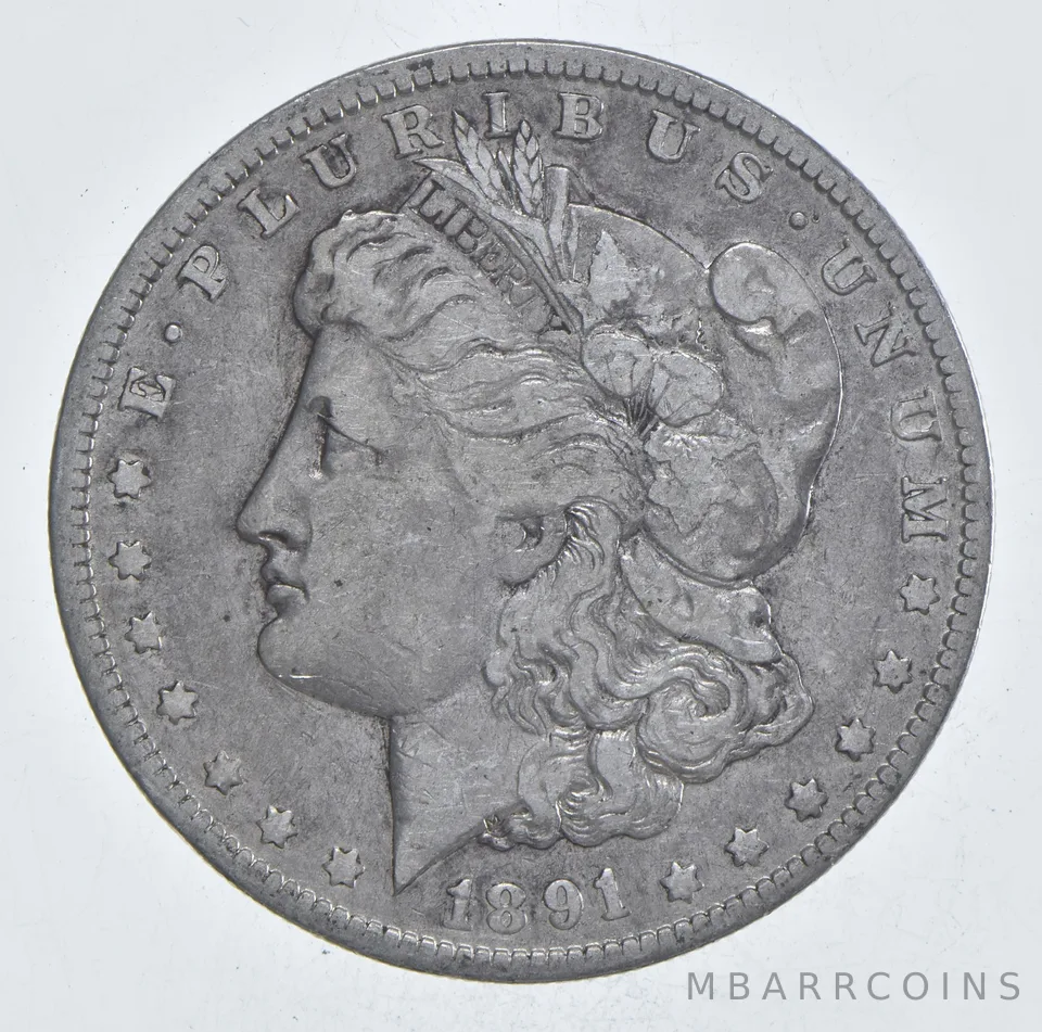 Early - 1891-O Morgan Silver Dollar - 90% US Coin *052