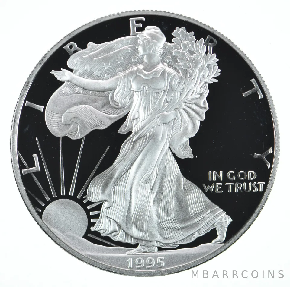 1995-P American Silver Eagle Proof Coin 1 Oz