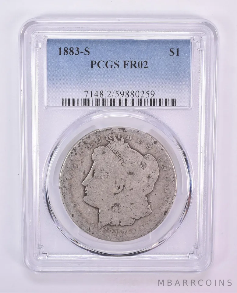 1883-S Morgan Silver Dollar FR02 PCGS Blue Label Lowball