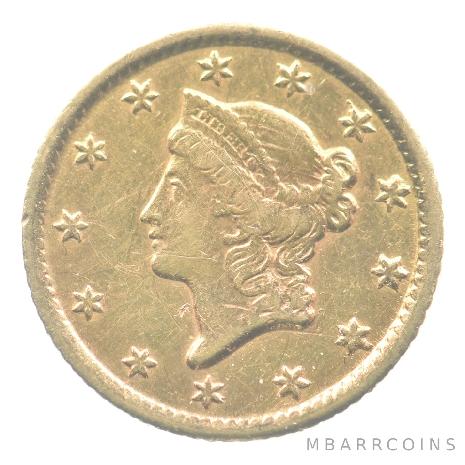1853-O $1 Liberty Head Gold Dollar *3882