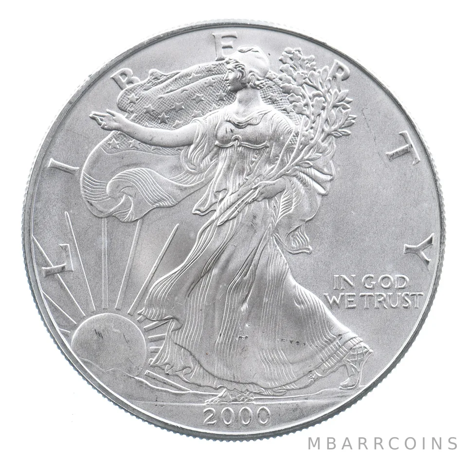 Better Date 2000 American Silver Eagle 1 Troy Oz .999 Fine Silver *730