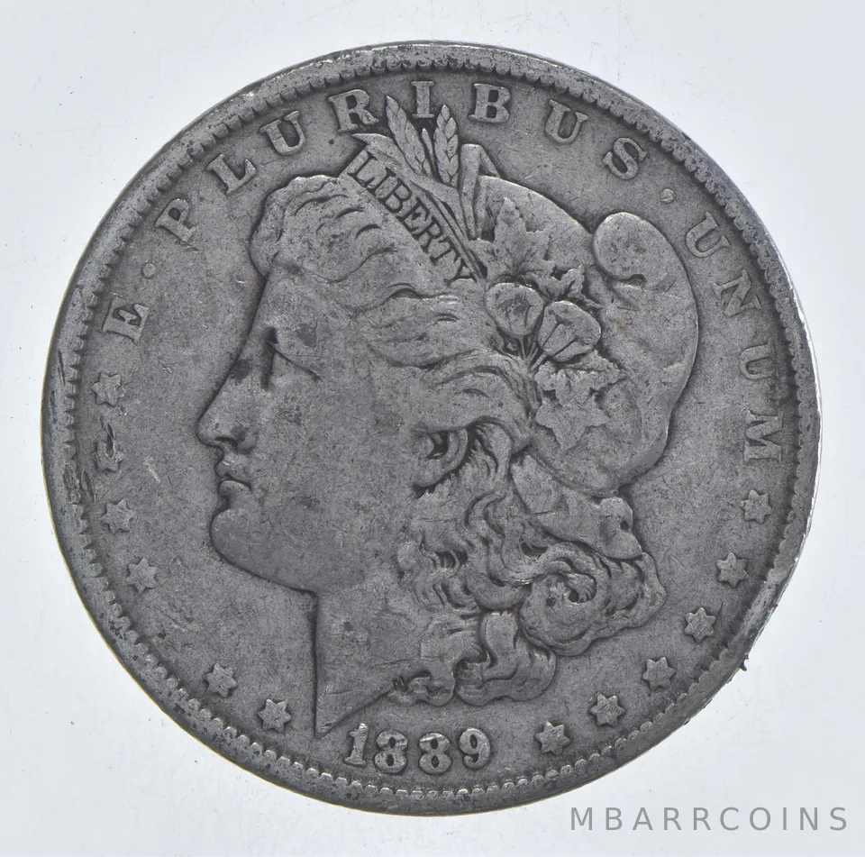 Early - 1889 Morgan Silver Dollar - 90% US Coin *063