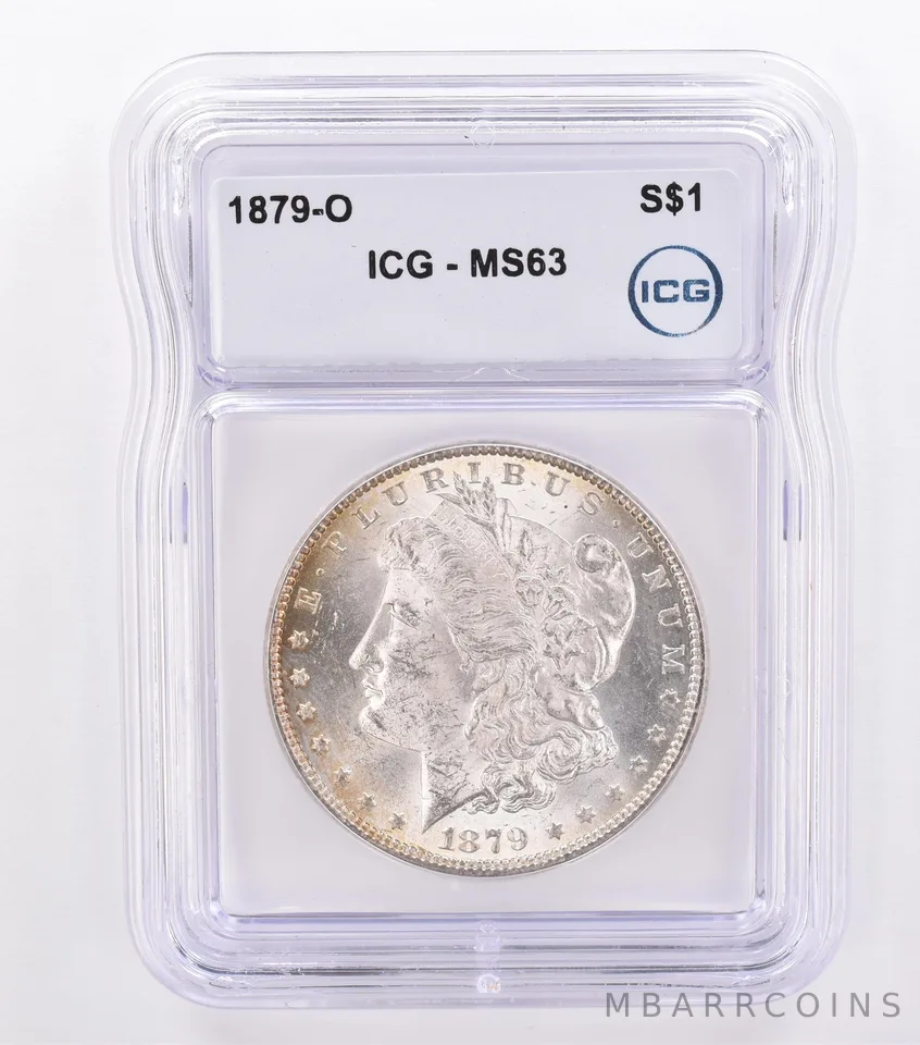 1879-O Morgan Silver Dollar MS63 ICG Peripheral Tone *8693