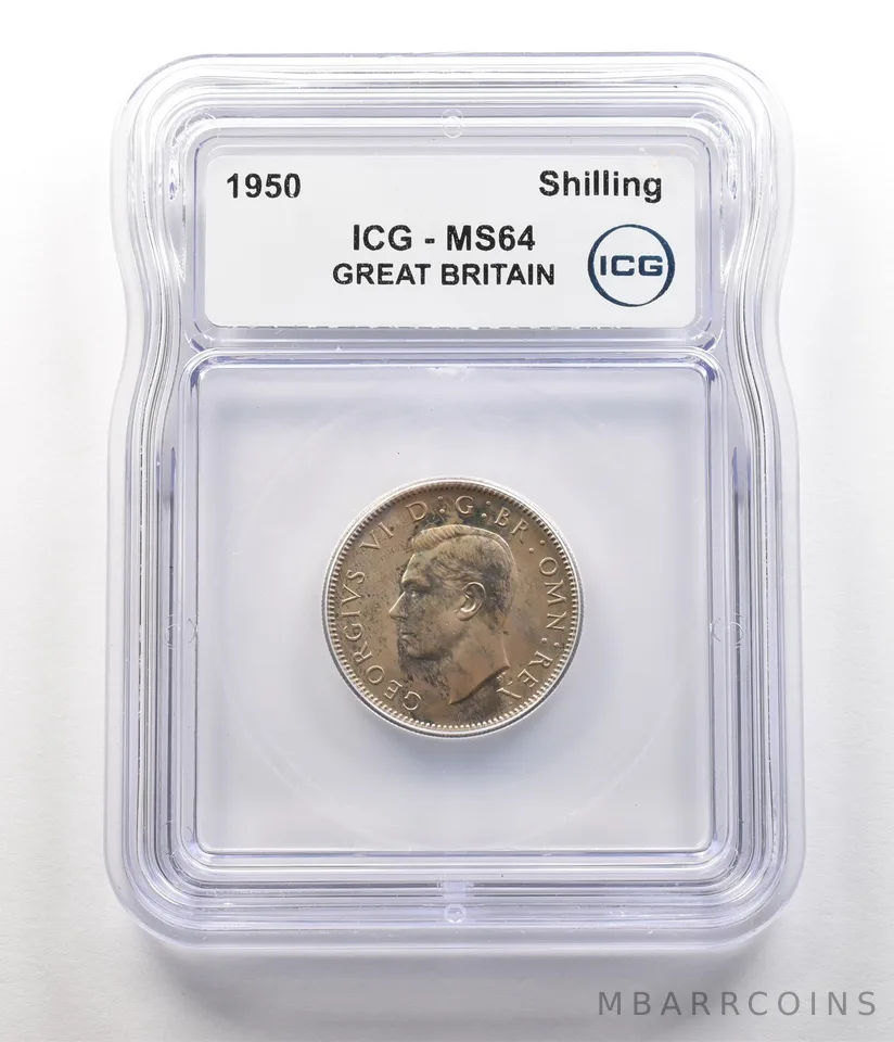 1950 Great Britain Shilling MS64 ICG *6796