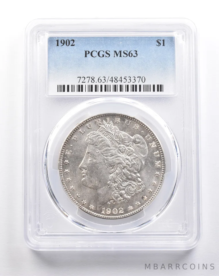 1902 Morgan Silver Dollar MS63 PCGS *4951