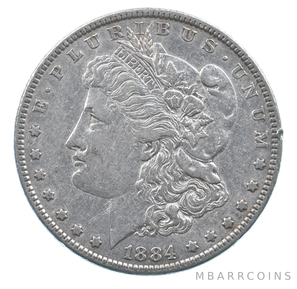 Better 1884 Morgan Silver Dollar - 90% US Coin - Nice Coin *364