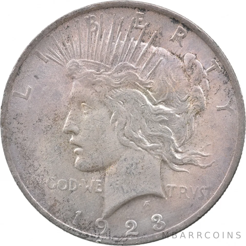 1923 Peace Silver Dollar - Nice Color *0422
