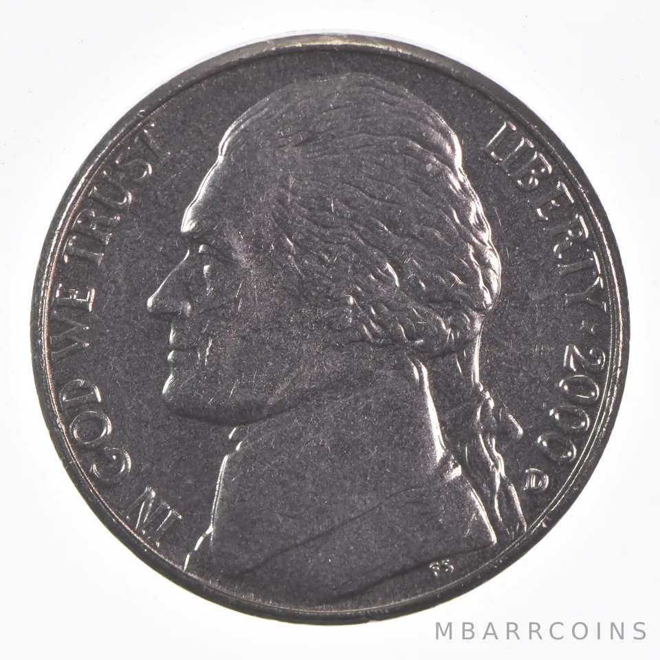 2000-D Jefferson Nickel Unc