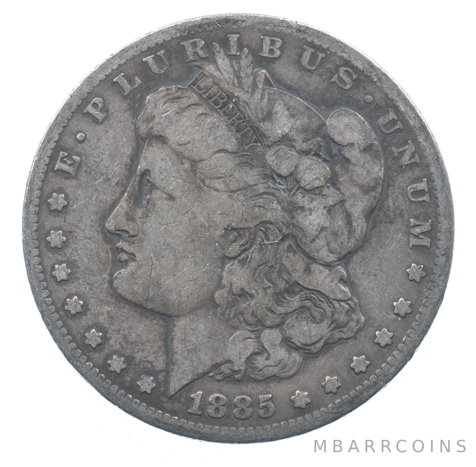 Early - 1885-S Morgan Silver Dollar - 90% US Coin *939