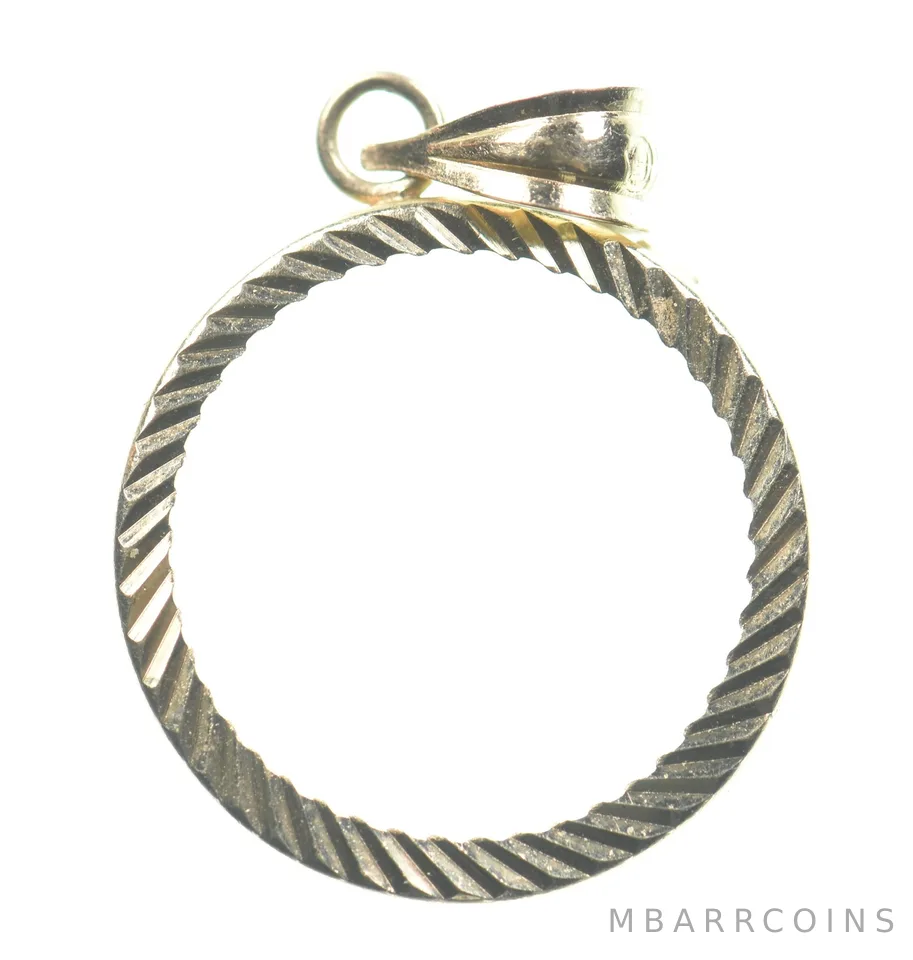 14kt 0.8g Gold Bezel For 1/10 Oz Krugerrand *6165