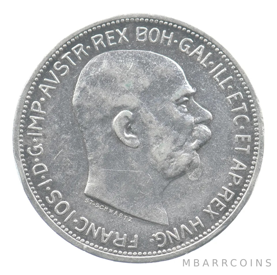 1912 Austria 2 Corona *0015