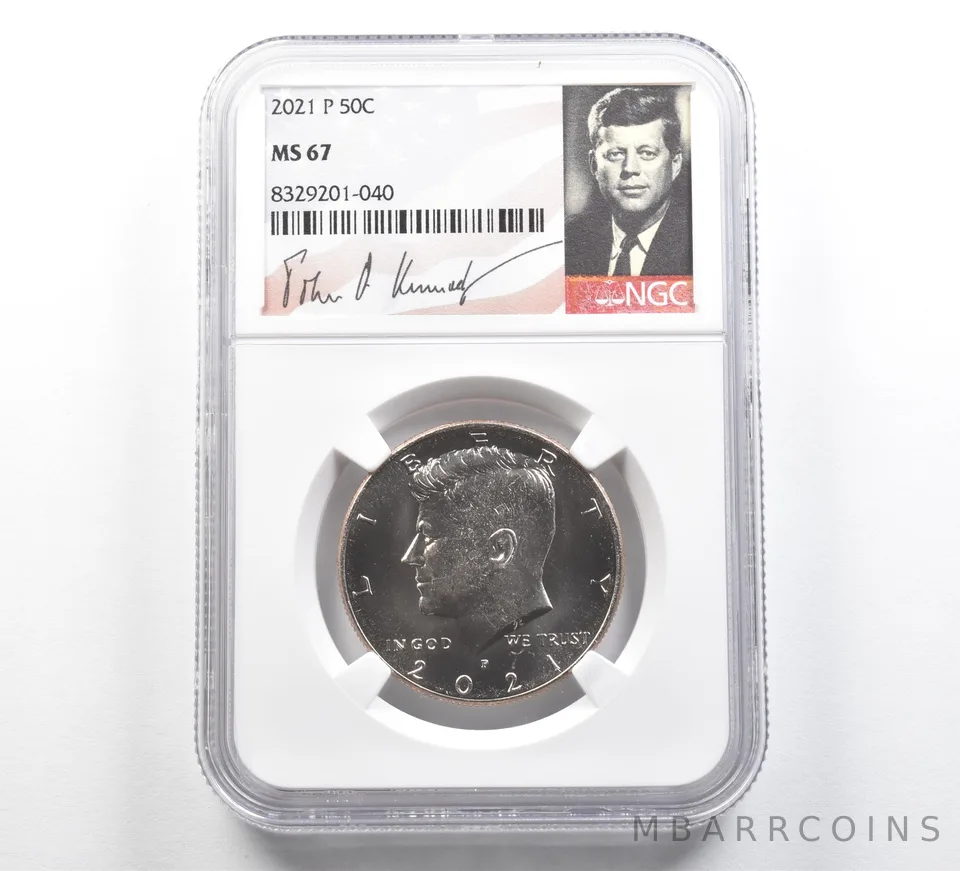 2021-P Kennedy Half Dollar MS67 NGC Special Label