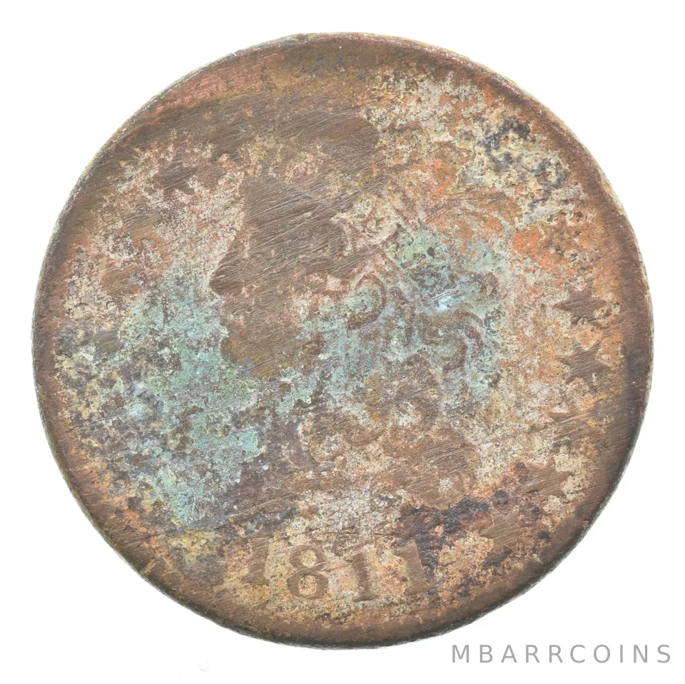 1811 Classic Head Half Cent *6826