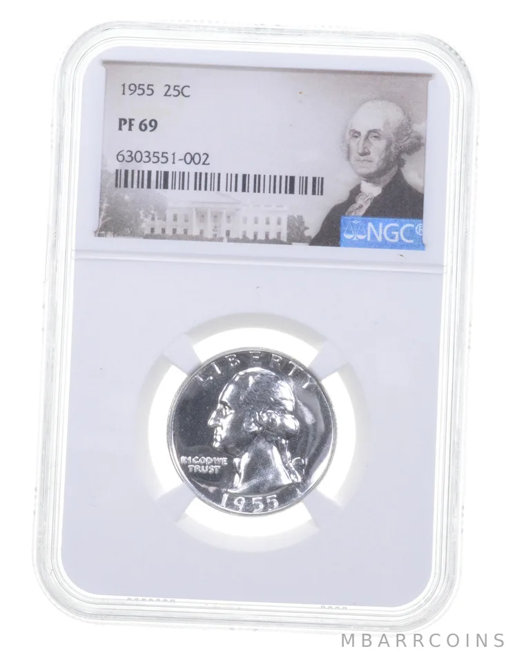 PF69 1955 Washington Quarter - Graded NGC *6535