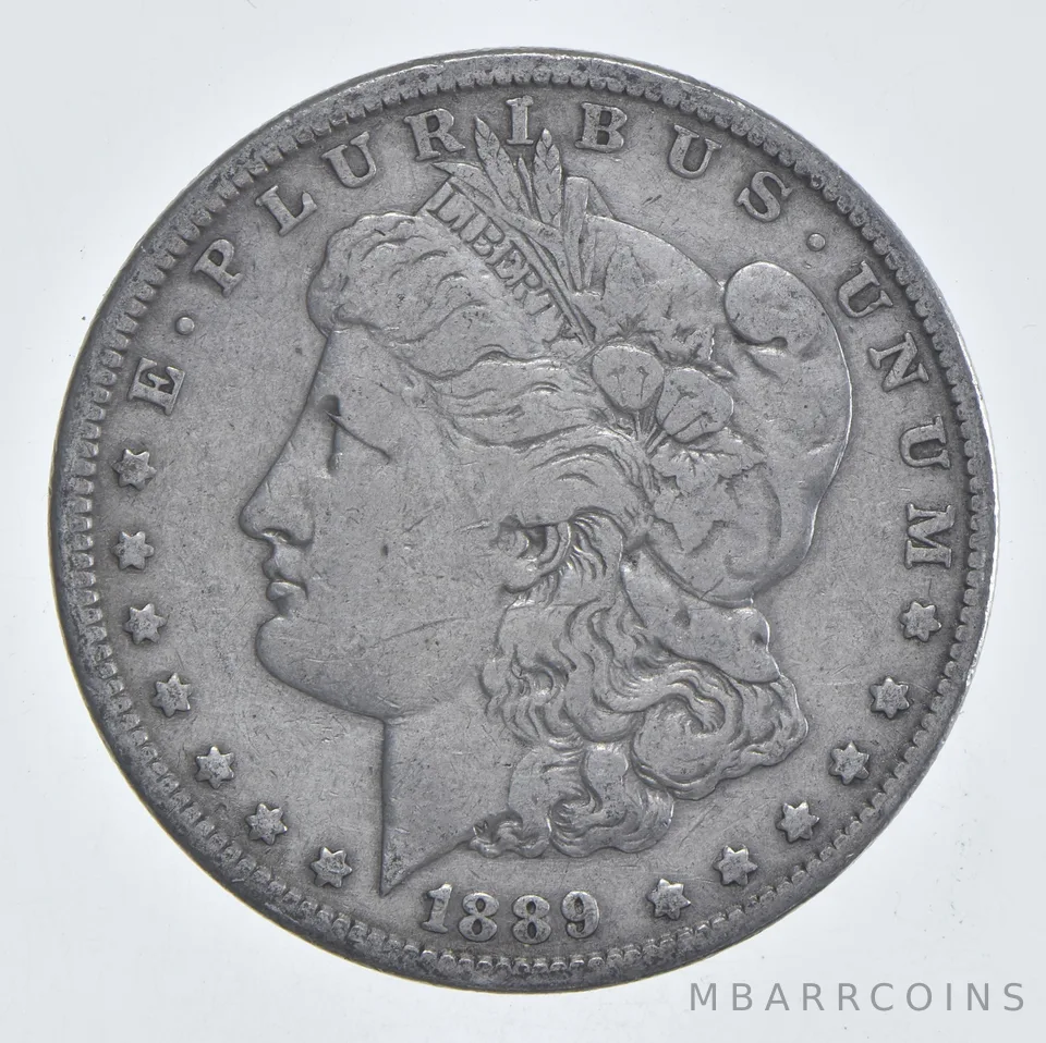 Early - 1889 Morgan Silver Dollar - 90% US Coin *752