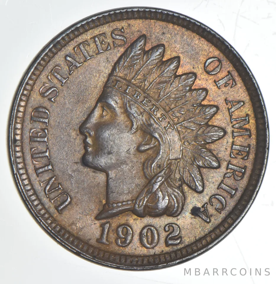 1902 Indian Head Cent a7421