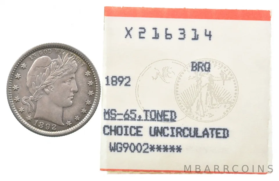 1892 Barber Quarter *2724