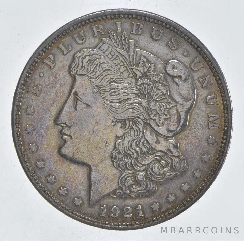 1921 Morgan Silver Dollar - Last Year Issue 90% $1 Bullion *522