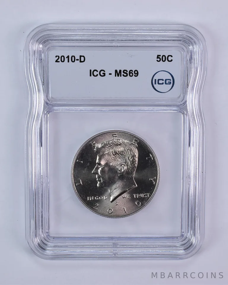 2010-D Kennedy Half Dollar MS69 ICG