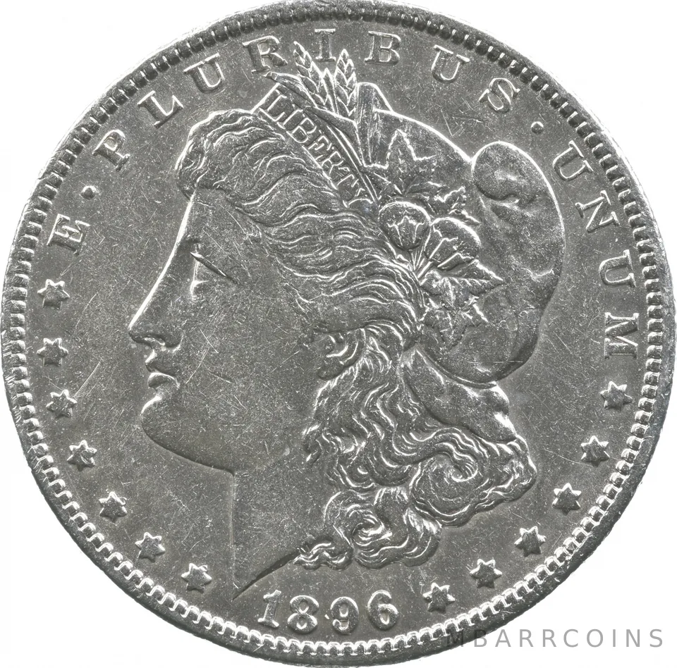 1896-O Morgan Silver Dollar a9396