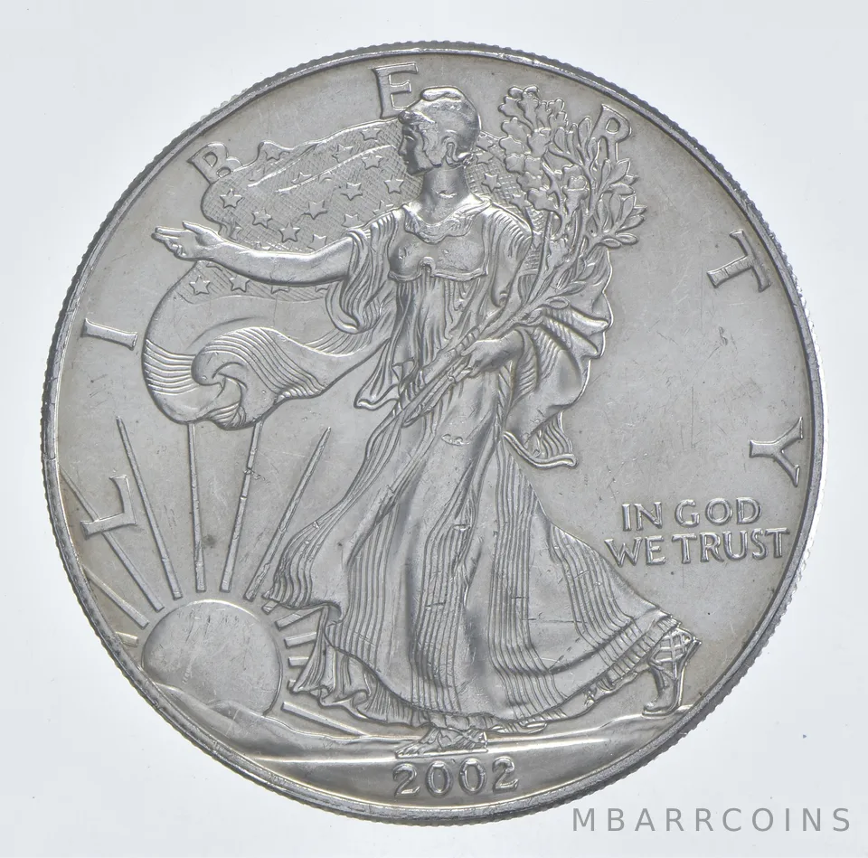 Better Date 2002 American Silver Eagle 1 Troy Oz .999 Fine Silver *508