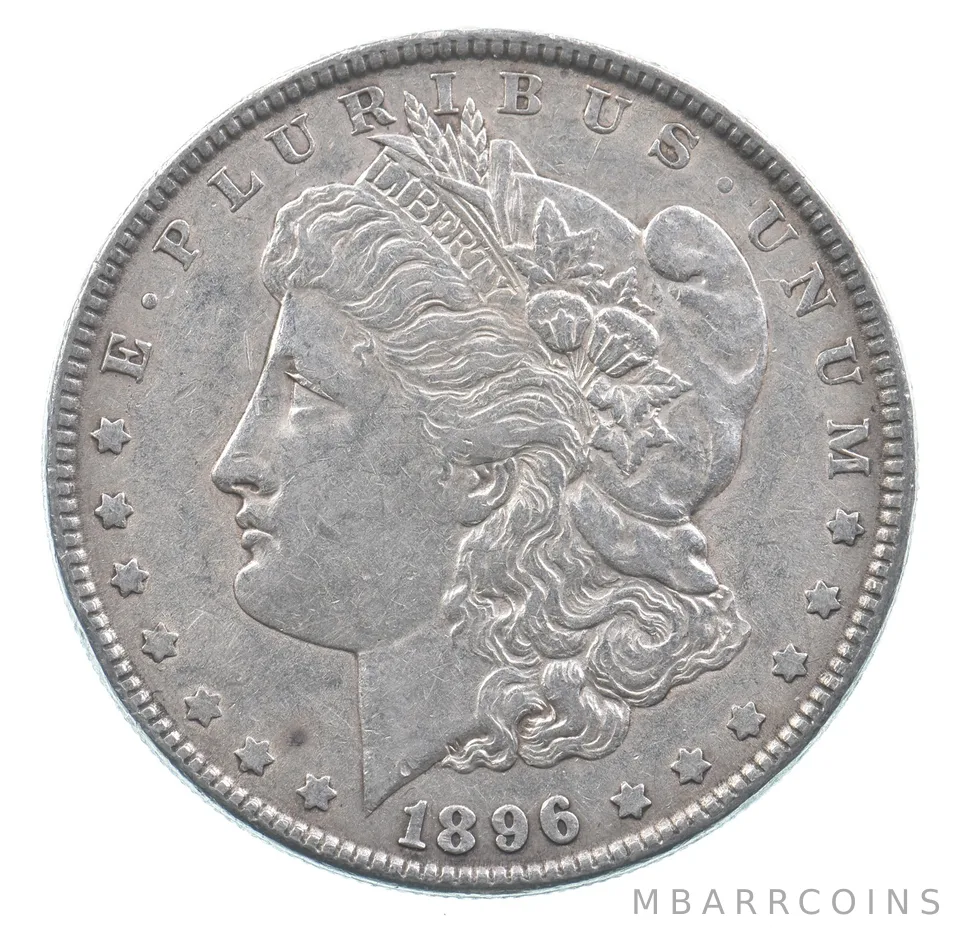 Better 1896 Morgan Silver Dollar - 90% US Coin - Nice Coin *408