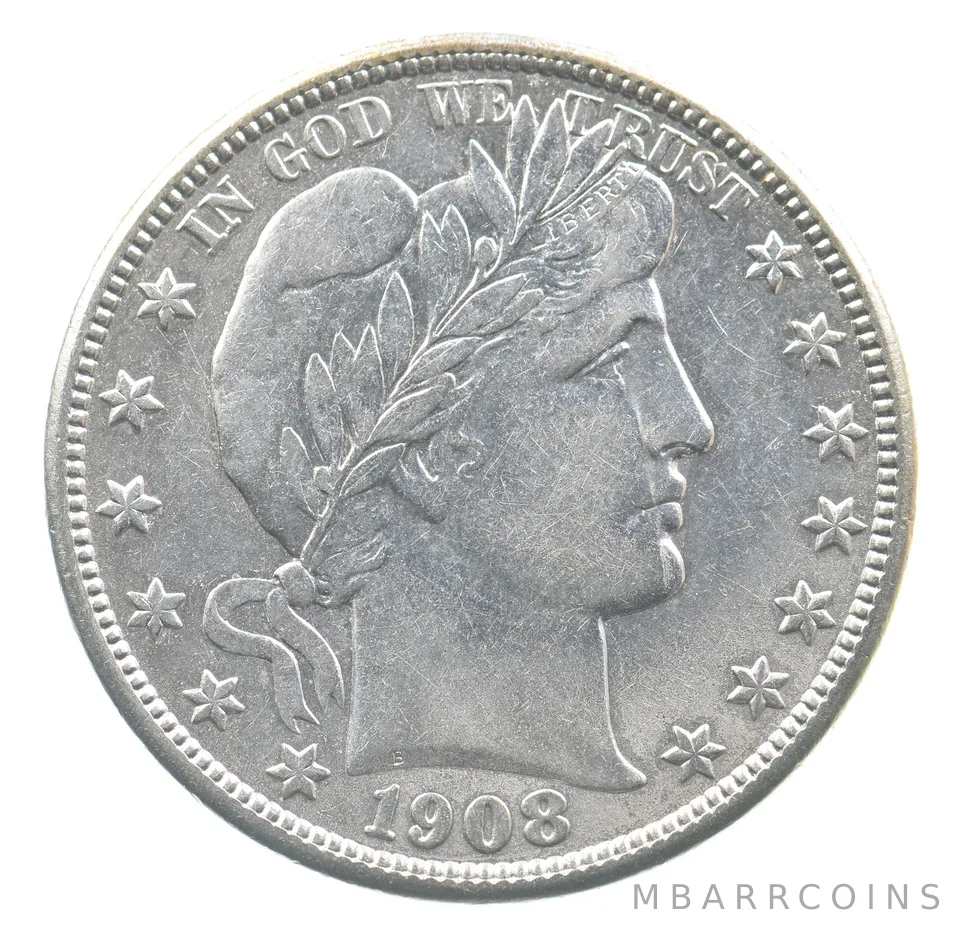 1908-D Barber Half Dollar *0358