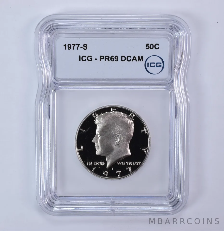 1977-S Kennedy Half Dollar PR69 DCAM ICG