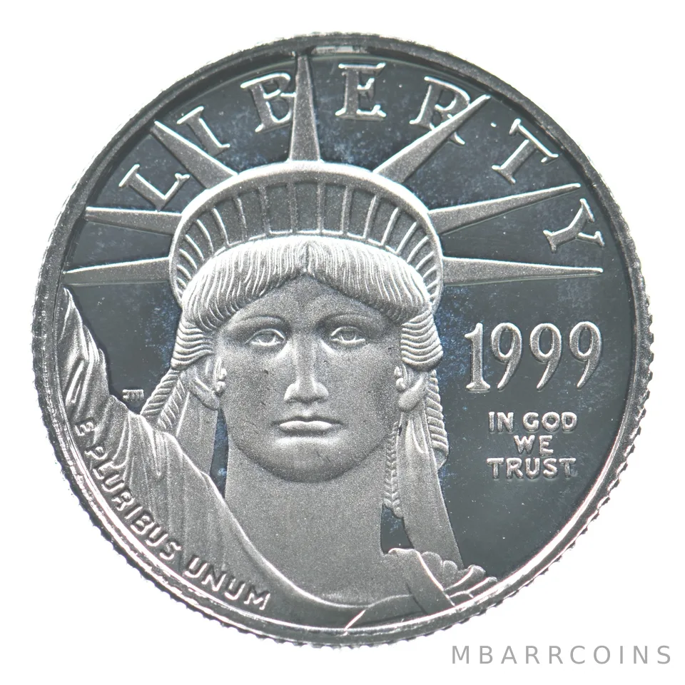 1999-W $10 American Platinum Eagle 1/10 Oz Platinum Proof *4622