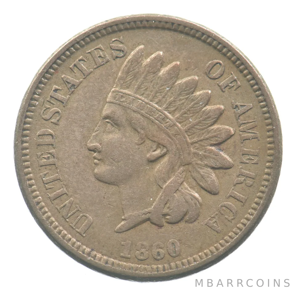 1860 Indian Head Cent Pointed Bust *6994