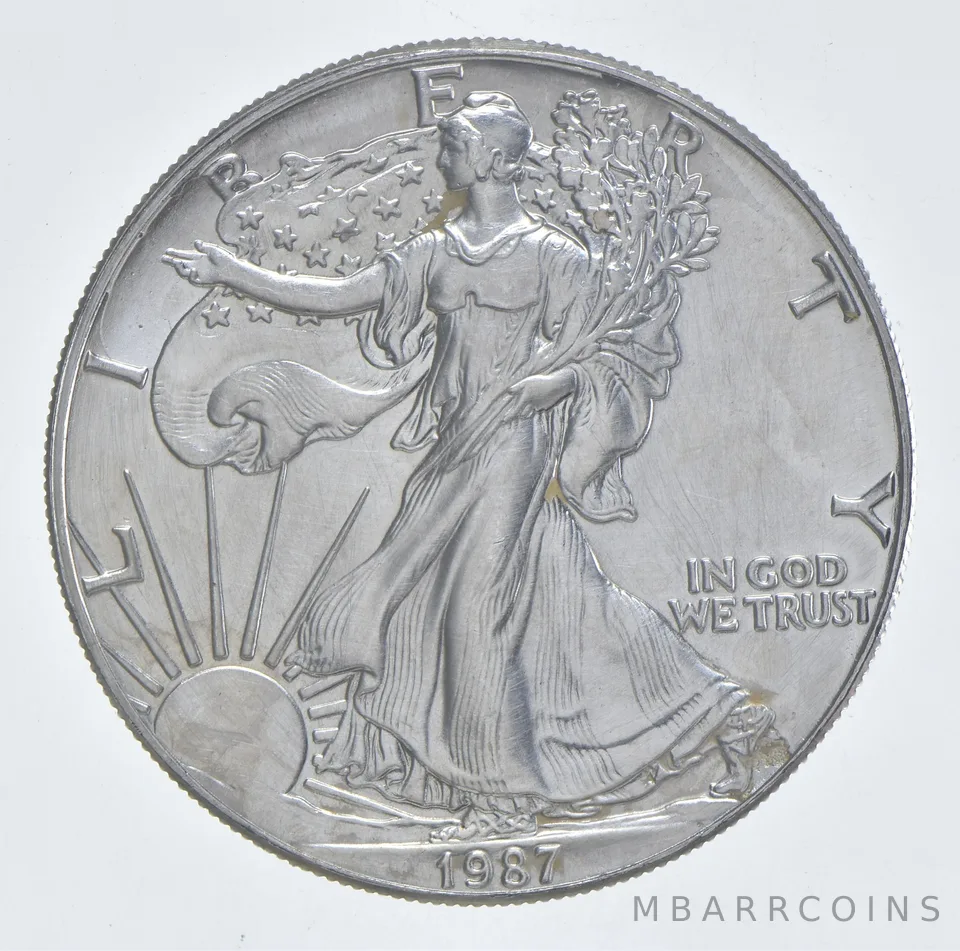 Better Date 1987 American Silver Eagle 1 Troy Oz .999 Fine Silver *137