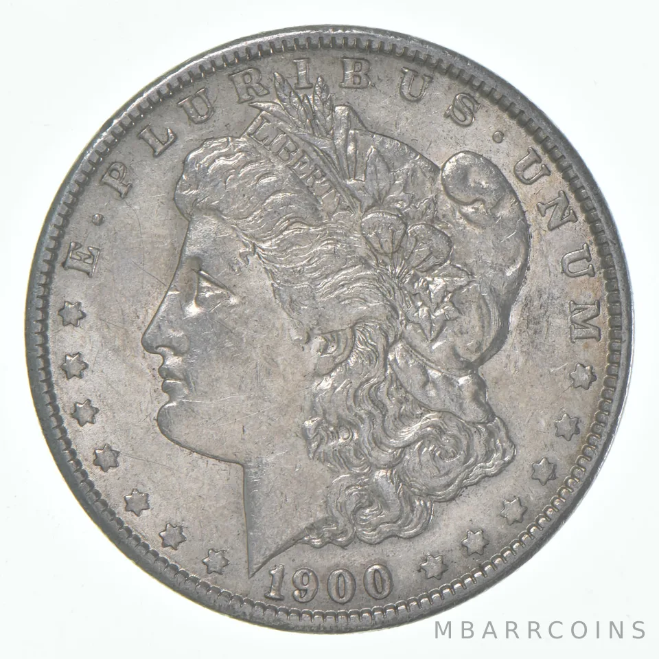 AU+ 1900-O/CC Morgan Silver Dollar (1 coin)