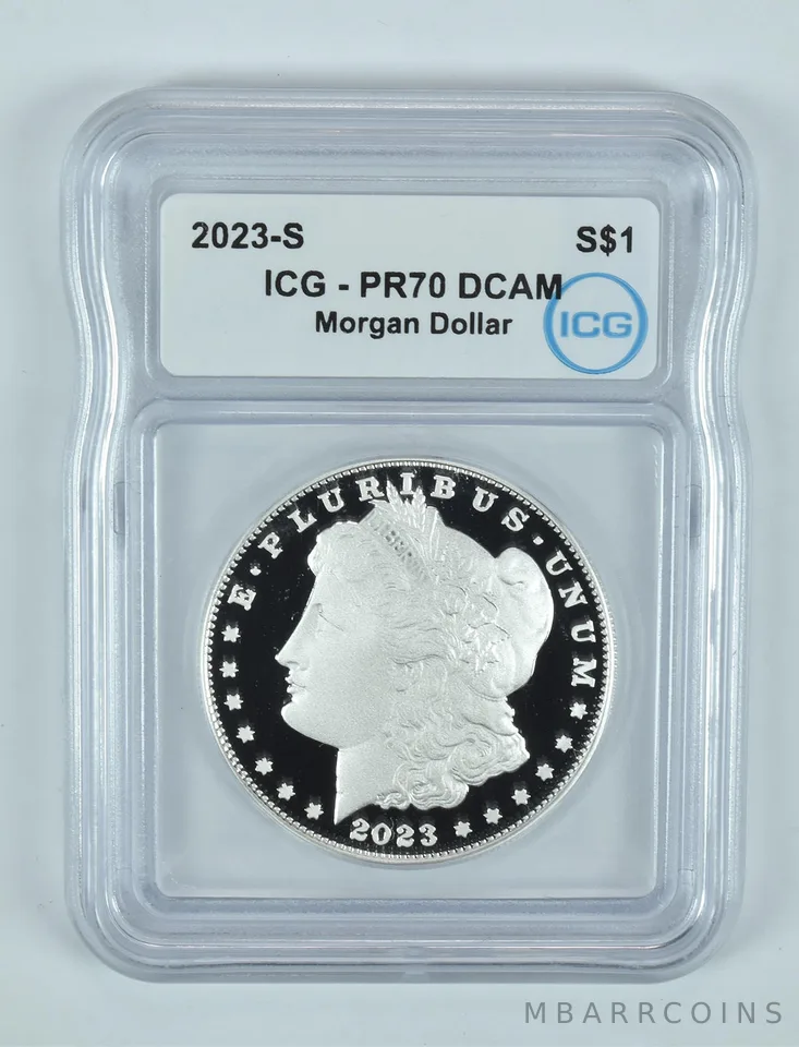 2023-S Morgan Silver Dollar PR70 DCAM ICG